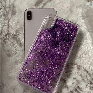 🔮💜(ONN)Pretty in purple Glitter Case✨